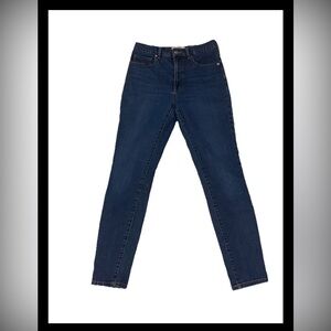 Everlane High Rise Dark Wash Skinny Jeans Size 28